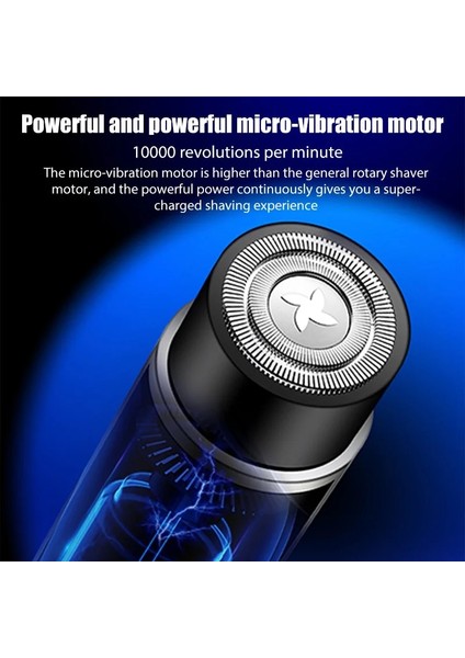 Altın Tarzı Erkekler Son Mini USB Elektrikli Tıraş Makinesi Uzun Ömürlü Taşınabilir Yıkanabilir Araba Şarj Edilebilir Tıraş Makinesi Bıçak Yüz Sakal Jilet (Yurt Dışından)