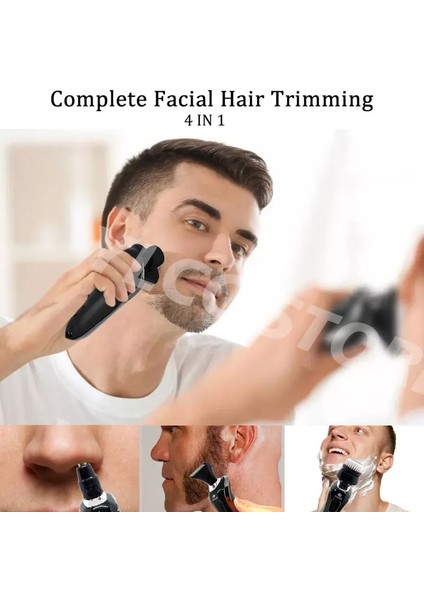 Kıt3 Stili Yüksek Li Elektrikli Tıraş Makinesi Su Geçirmez Hızlı Şarj Erkek Tıraş Makinesi Şarj Edilebilir Elektrikli Tıraş Makinesi Sakal Düzeltici Tıraş Makinesi (Yurt Dışından) fiyatları
