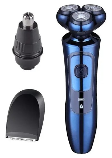 Tıraş Makinesi4 Stili Profesyonel Erkek Elektrikli Traş Makineleri Jilet 3D Sakal Düzeltici Döner Facail Kafa Tıraş Makinesi Erkekler Için Favori Burun Düzeltici Yetişkin Jilet (Yurt Dışından)