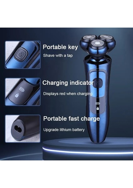 Tıraş Makinesi2 Stili Profesyonel Erkek Elektrikli Traş Makineleri Jilet 3D Sakal Düzeltici Döner Facail Kafa Tıraş Makinesi Erkekler Için Favori Burun Düzeltici Yetişkin Jilet (Yurt Dışından) modelleri