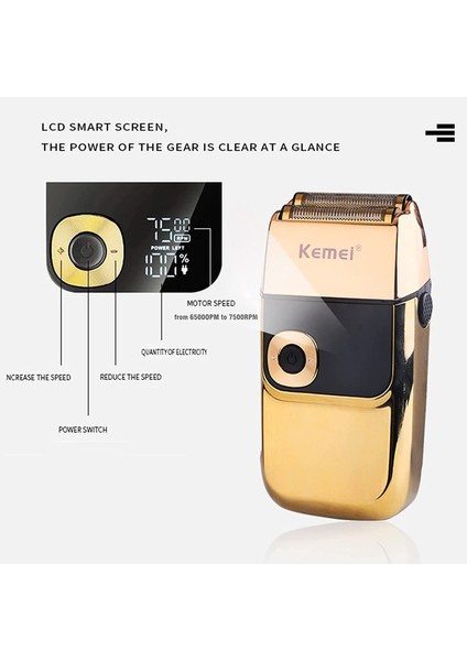 KM1102 Tarzı Kemei Elektrikli Tıraş Makinesi Saç Kesme Makinesi Erkek Elektrikli Tıraş Makinesi Sakal Düzeltici Pistonlu Folyo Tıraş Profesyonel Tıraş Makinesi Makinesi (Yurt Dışından) fırsatları