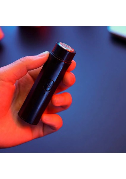 Mavi Stil Mini Elektrikli Tıraş Makinesi Erkekler Için Taşınabilir Elektrikli Jilet Sakal Bıçağı USB Şarj Erkek Traş Makineleri Yüz Vücut Jilet Tıraş Makinesi (Yurt Dışından) fırsatları