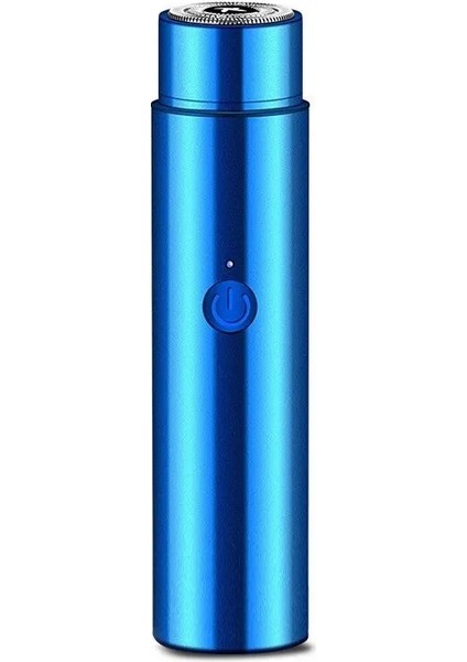 Mavi Stil Mini USB Elektrikli Tıraş Makinesi Uzun Ömürlü Taşınabilir Yıkanabilir Araba Şarj Edilebilir Tıraş Makinesi (Yurt Dışından)