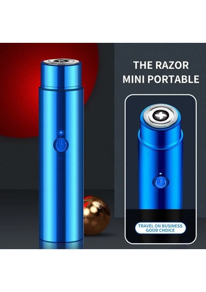 Mavi Stil Mini USB Elektrikli Tıraş Makinesi Uzun Ömürlü Taşınabilir Yıkanabilir Araba Şarj Edilebilir Tıraş Makinesi (Yurt Dışından) modelleri