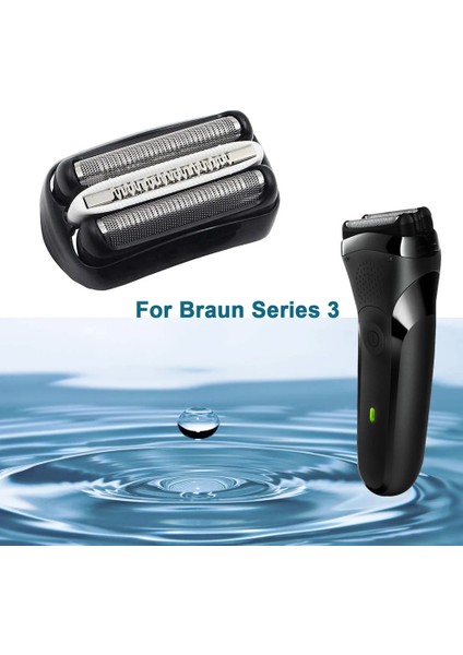 Siyah Stil Braun 3 Serisi Için Uyumlu Yedek Tıraş Başlığı 32B Brau Için Tıraş Bıçağı Kafası (Yurt Dışından) fiyatları