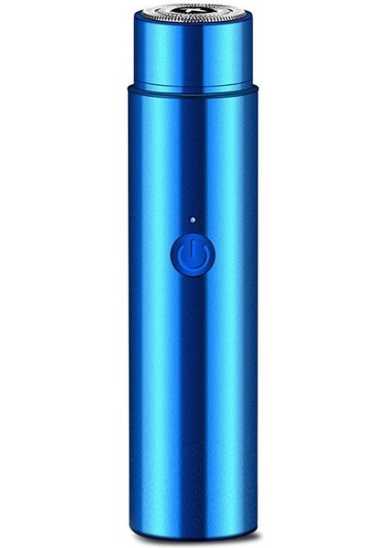 Mavi Stil Mini USB Elektrikli Tıraş Makinesi Uzun Ömürlü Taşınabilir Yıkanabilir Araba Şarj Edilebilir Tıraş Makinesi (Yurt Dışından)