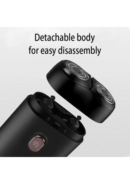 HI-302 Tarzı Erkek Çift Yüzen Kafa Elektrikli Tıraş Makinesi USB Şarj Edilebilir Kuru Islak Sakal Tıraş Makinesi Saç Düzeltici Yüz Jilet Su Geçirmez (Yurt Dışından) modelleri