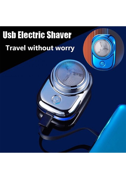 Siyah Stil Mini Elektrikli Tıraş Makinesi Erkek Berber Saç Kesme Makinesi USB Şarj Edilebilir Epilasyon Ev Için Yıkanabilir Tıraş Makinesi Giyotin 이발사 (Yurt Dışından)