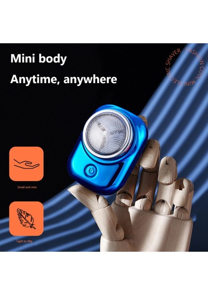 Siyah Stil Mini Elektrikli Tıraş Makinesi Erkek Berber Saç Kesme Makinesi USB Şarj Edilebilir Epilasyon Ev Için Yıkanabilir Tıraş Makinesi Giyotin 이발사 (Yurt Dışından)