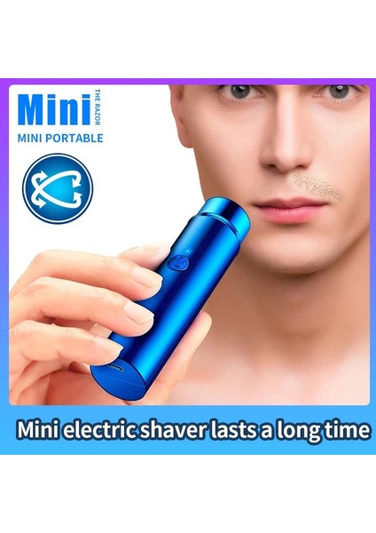 Siyah Stil Yeni Mini Elektrikli Tıraş Makinesi Uzun Ömürlü Pil Ömrü Taşınabilir Araba Şarj Edilebilir Jilet Seyahat Araba Maver (Yurt Dışından) modelleri