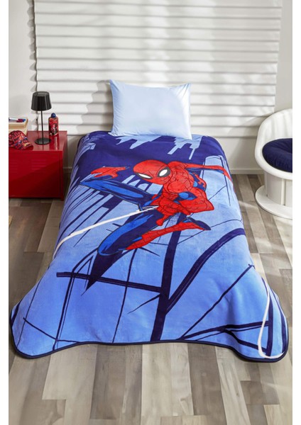 Taç Spiderman Original Lisanslı Tek Kişilik Battaniye