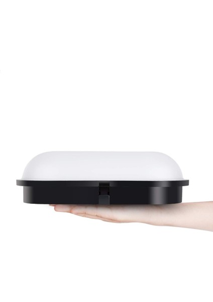 Su Geçirmez 20W Siyah Kasa Gün Işık 4200K Bahçe Teras Banyo Iç Dış Mekan LED Işık 2000LM fiyatları