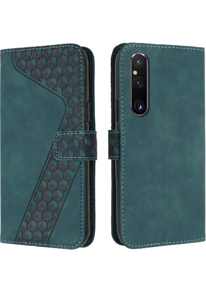 Sony Xperia 1 V Flip Folio Cüzdan Kart Yuvaları Için Manyetik Telefon Kılıfı (Yurt Dışından)