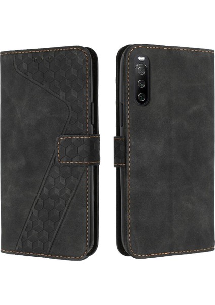 Sony Xperia 10 Iv Için Cüzdan Flip Folio Kart Yuvaları Telefon Kılıfı (Yurt Dışından)
