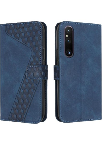 Sony Xperia 1 V Flip Folio Cüzdan Kart Yuvaları Için Manyetik Telefon Kılıfı (Yurt Dışından)