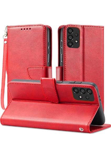 Samsung Galaxy A33 5g Deri Kart Sahibinin ile Folio Flip Case Telefon Kılıfı (Yurt Dışından)