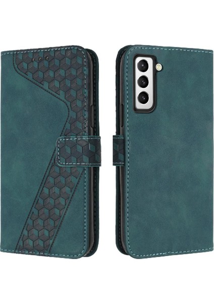 Samsung Galaxy S21 Kart Yuvaları Için Flip Folio Kickstand Telefon Kılıfı (Yurt Dışından)