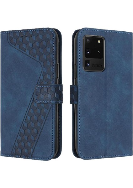 Samsung Galaxy S20 Ultra Cüzdan Manyetik Kart Yuvaları Için Telefon Kılıfı (Yurt Dışından)