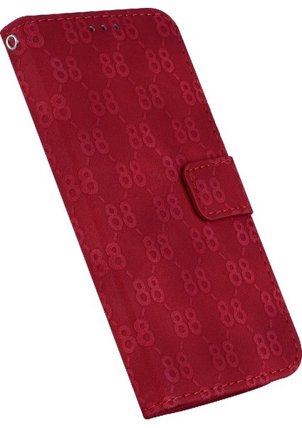 Motorola Moto G9 Artı Çift 8 Kabartmalı Kickstand Kart Pu Için Telefon Kılıfı (Yurt Dışından) modelleri