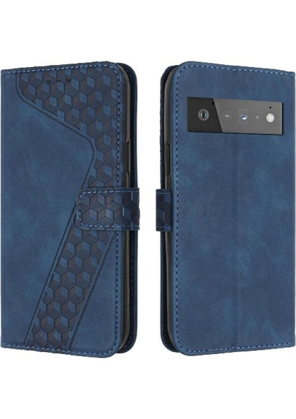 Google Pixel 6 Pro Cüzdan Kickstand Manyetik Flip Folio Için Telefon Kılıfı (Yurt Dışından)