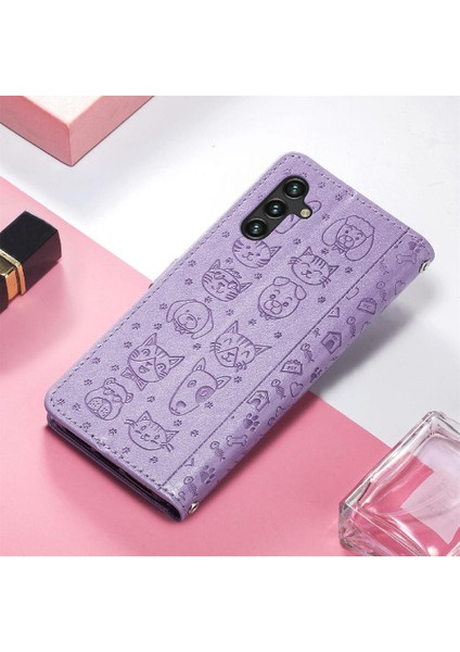 Samsung Galaxy A13 5g Karikatür Hayvanlar Için Çevirin Kısa Kayış Vaka Telefon Kılıfı (Yurt Dışından) indirimleri