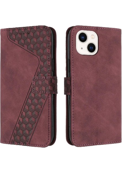 Iphone 15 Için Cüzdan Kickstand Manyetik Folio Kart Yuvaları Telefon Kılıfı (Yurt Dışından)