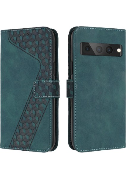 Google Pixel 7 Pro Için Kickstand Cüzdan Flip Folio Kart Yuvaları Telefon Kılıfı (Yurt Dışından)