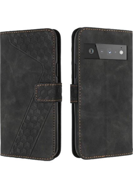 Google Pixel 6 Pro Cüzdan Kickstand Manyetik Flip Folio Için Telefon Kılıfı (Yurt Dışından)