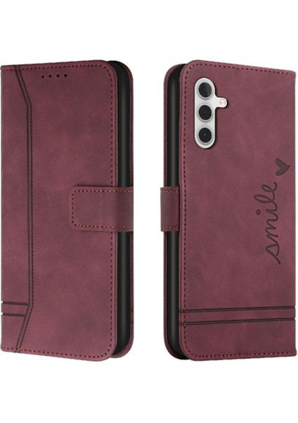 Samsung Galaxy Folio 4g/5g Flip Folio Cüzdan Manyetik Kapatma Telefon Kılıfı (Yurt Dışından) indirimleri