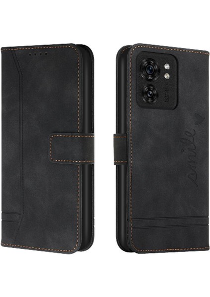 Motorola Moto Kenar 40 Flip Için Folio Cüzdan Kart Yuvaları Pu Telefon Kılıfı (Yurt Dışından) indirimleri