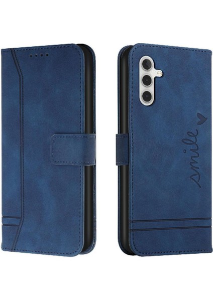 Samsung Galaxy Folio 4g/5g Flip Folio Cüzdan Manyetik Kapatma Telefon Kılıfı (Yurt Dışından)