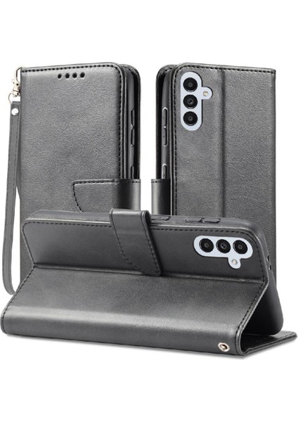 Samsung Galaxy A13 5g Manyetik Karbon Fiber Kart Ekleme Tam Telefon Kılıfı (Yurt Dışından)