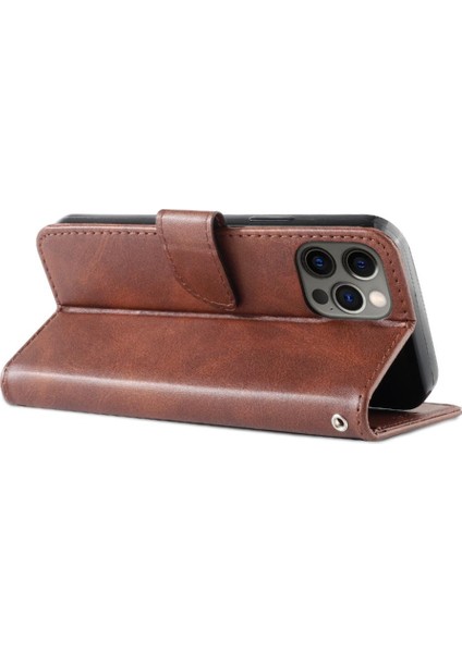 Kart Tutucu Kickstand Deri Folio ile Samsung Galaxy A52S 5g Için Telefon Kılıfı (Yurt Dışından)