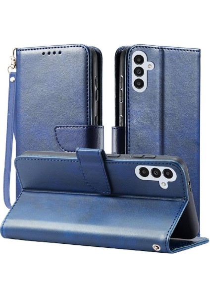 Samsung Galaxy A54 5g Kart Ekleme Deri Folio Flip Case Tam Telefon Kılıfı (Yurt Dışından)