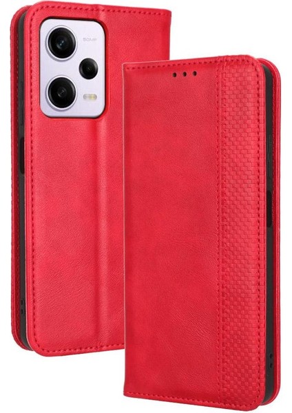 Xiaomi Redmi Not 12 Pro Artı 5g Manyetik Kapatma Cüzdan Pu Telefon Kılıfı (Yurt Dışından)