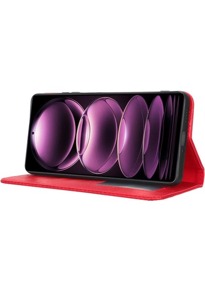 Xiaomi Redmi Not 12 Pro Artı 5g Manyetik Kapatma Cüzdan Pu Telefon Kılıfı (Yurt Dışından) modelleri