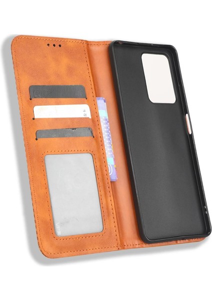 Xiaomi Redmi Not 12 Pro Artı 5g Manyetik Kapatma Cüzdan Pu Telefon Kılıfı (Yurt Dışından) modelleri