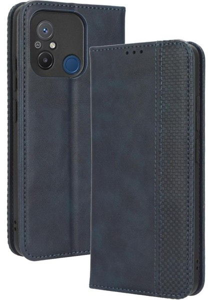 Xiaomi Redmi 12C Cüzdan Manyetik Kapatma Pu Deri Telefon Kılıfı (Yurt Dışından)