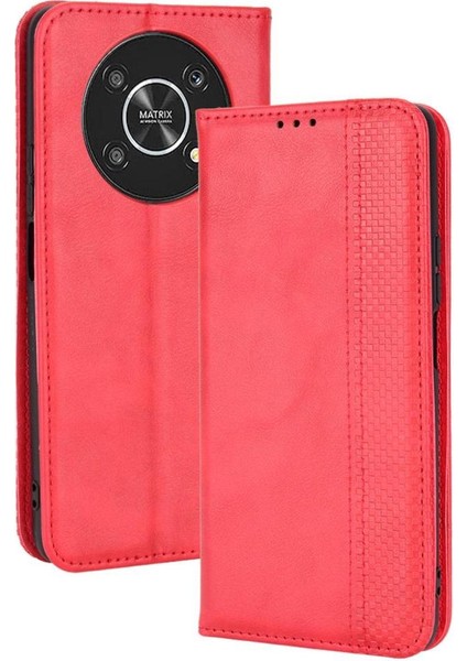 Onur X9 5g Pu Deri Cüzdan Manyetik Kapatma Için Telefon Kılıfı (Yurt Dışından)