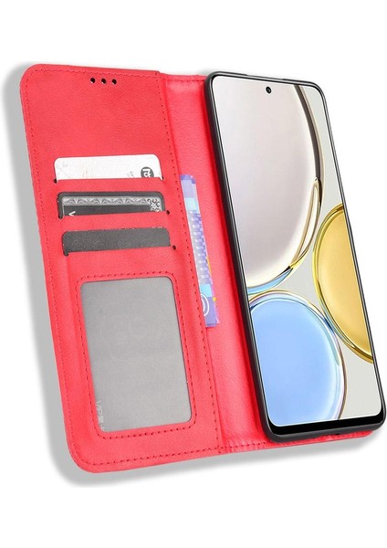 Onur X9 5g Pu Deri Cüzdan Manyetik Kapatma Için Telefon Kılıfı (Yurt Dışından)