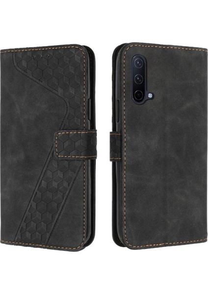 Oneplus Nord Ce 5g Flip Için Folio Kart Yuvaları Manyetik Telefon Kılıfı (Yurt Dışından)
