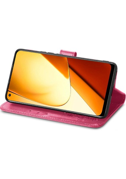 Realme 11 Zarif Iş Dört Yapraklı Yonca Kısa Kayış Durumda Telefon Kılıfı (Yurt Dışından) modelleri