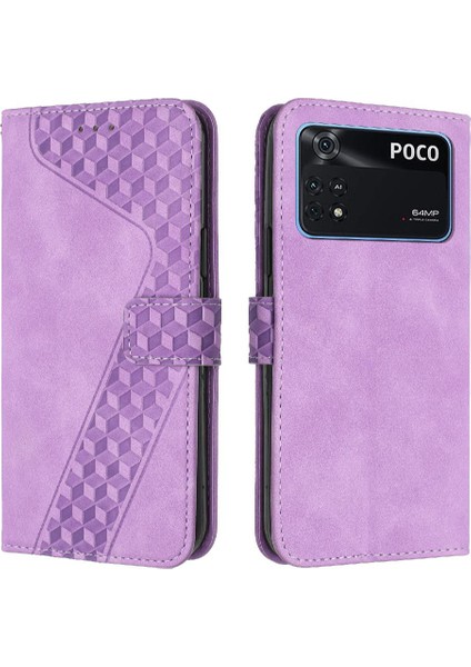 Xiaomi Poco M4 Pro 4g Kickstand Cüzdan Flip Folio Kart Telefon Kılıfı (Yurt Dışından) indirimleri