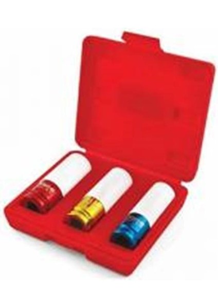 Izeltaş 1/2" Alaşımlı Jant Lokma Takımı 3 Parça