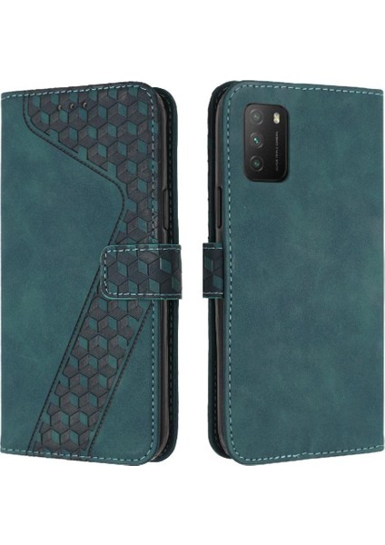 Xiaomi Poco M3 Kickstand Kart Yuvaları Için Flip Folio Cüzdan Telefon Kılıfı (Yurt Dışından)