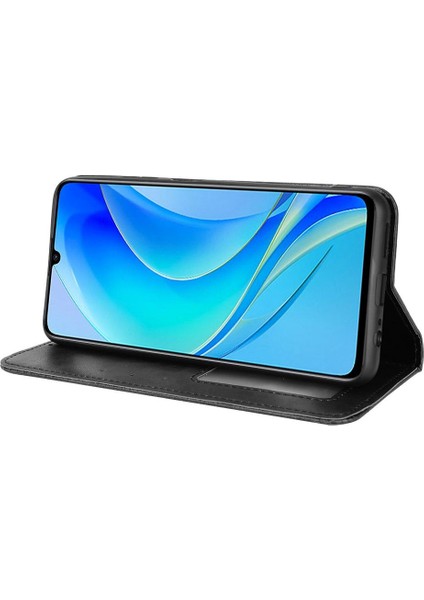 Huawei Nova Y70/Y70 Artı Cüzdan Pu Deri Manyetik Kapatma Telefon Kılıfı (Yurt Dışından)