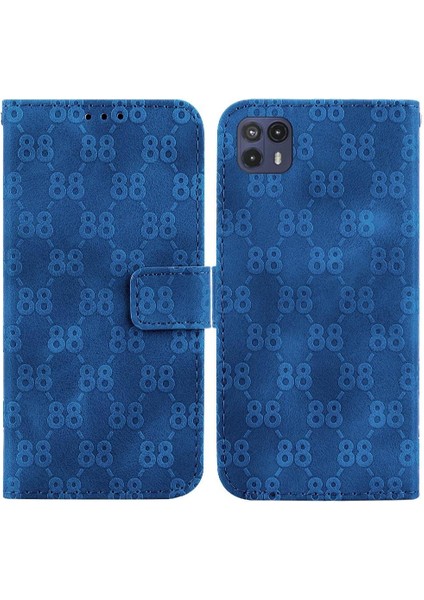Motorola Moto G50 5g Için Kart Tutucu Cüzdan Çift 8 Pu Telefon Kılıfı (Yurt Dışından)