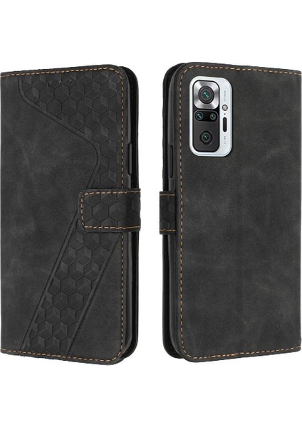 Xiaomi Redmi Not 10 Pro Max Kickstand Manyetik Flip Folio Telefon Kılıfı (Yurt Dışından)