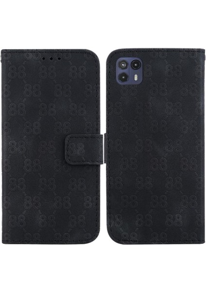 Motorola Moto G50 5g Için Kart Tutucu Cüzdan Çift 8 Pu Telefon Kılıfı (Yurt Dışından)