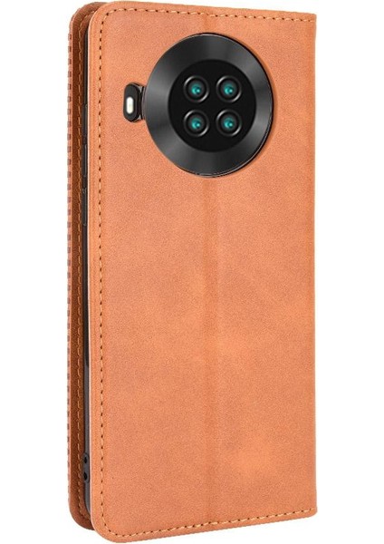 Cubot Not 20 Için /not 20 Pro Pu Deri Manyetik Kapatma Cüzdan Telefon Kılıfı (Yurt Dışından)